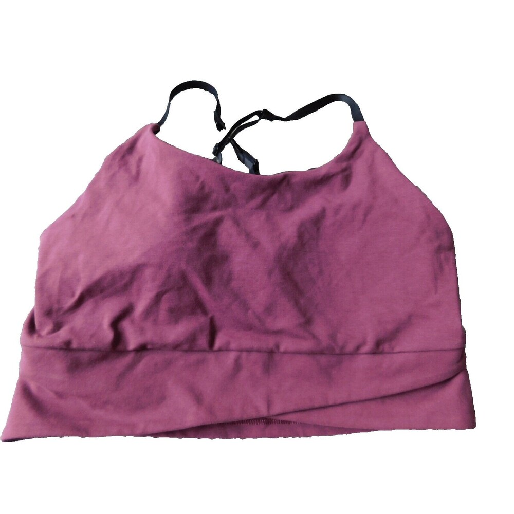 The North Face Beyond the Wall Natural Fiber Sports Bra  sz  M  Purple